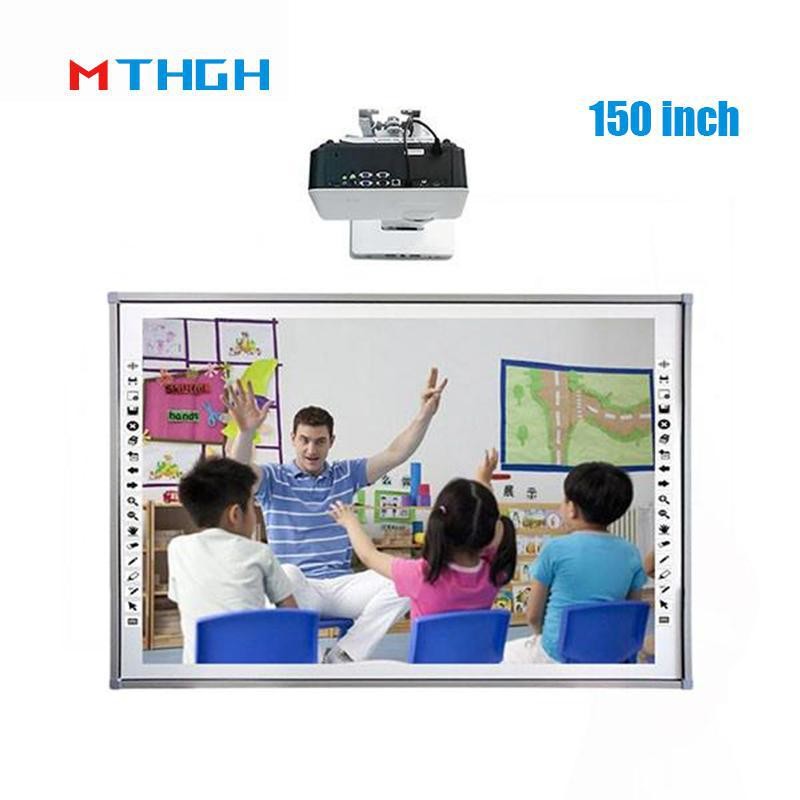 150 ίντσες Διαδραστικό Whiteboard 40 σημεία Ευφυής υπέρυθρη αφής διδασκαλία Blackboard