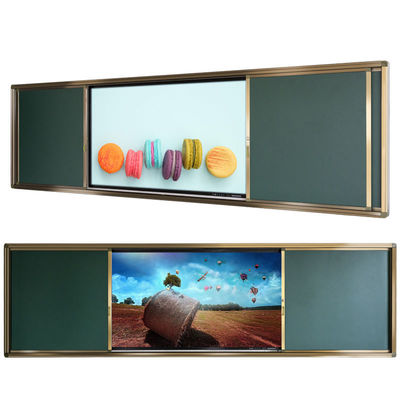86 ιντσών Digital Push Pull Chalk Board έξυπνη μαγνητική για εκπαίδευση και εκπαίδευση