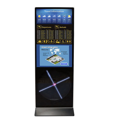 43 ιντσών LCD πάτωμα στέκεται ψηφιακή σήμανση για εμπορικό κέντρο Έκθεση
