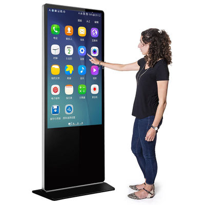 Διαδραστική οθόνη διαφήμισης LCD, ψηφιακή πινακίδα κιόσκι ελεύθερος