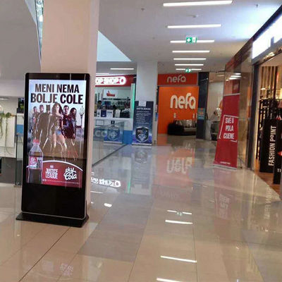 Διαδραστική οθόνη διαφήμισης LCD, ψηφιακή πινακίδα κιόσκι ελεύθερος