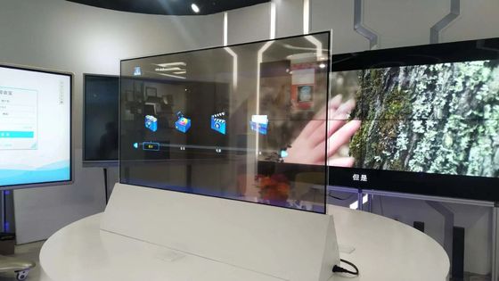 Διαφημιστική Διαφανής οθόνη OLED Τύπος έξυπνου επιτραπέζιου υπολογιστή