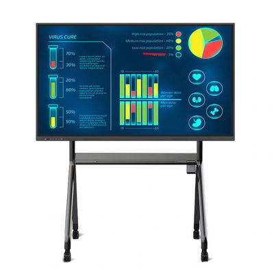 4K Διαδραστική οθόνη αφής Whiteboard Multi Touch Διαδραστική Whiteboard 55 ίντσες
