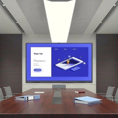 86 ιντσών 4k Διαδραστική οθόνη αφής Whiteboard Αγγλικά διδακτικό πίνακα