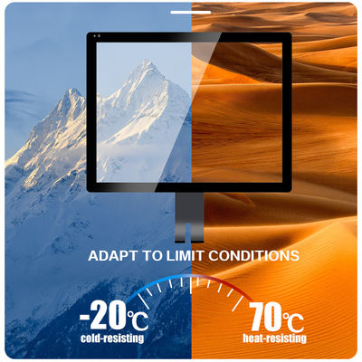 15-65 ιντσών βιομηχανική χωρητική οθόνη αφής LCD χωρητική οθόνη 10 ωρών γωνία θέασης