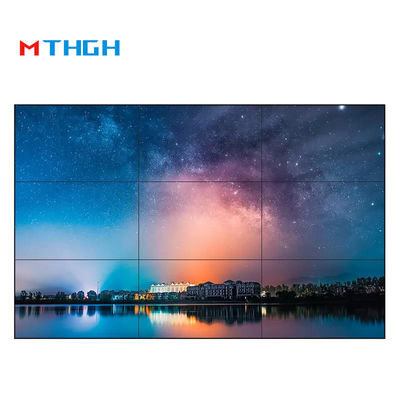 65 ιντσών Uhd βίντεο τοίχος LCD πολυοθόνη με ευρεία γωνία θέασης