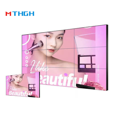 65 ιντσών Uhd βίντεο τοίχος LCD πολυοθόνη με ευρεία γωνία θέασης