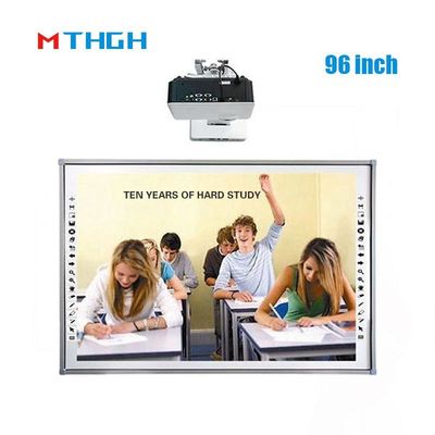 96 ιντσών φορητό διαδραστικό whiteboard έξυπνο υπέρυθρο 20 σημεία για αίθουσα συνεδριάσεων