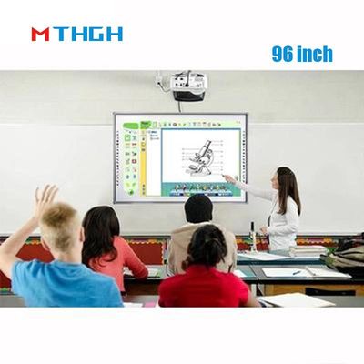 96 ιντσών φορητό διαδραστικό whiteboard έξυπνο υπέρυθρο 20 σημεία για αίθουσα συνεδριάσεων
