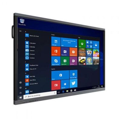 75 ιντσών διαδραστική οθόνη αφής Whiteboard με Quad Core επεξεργαστή και 10W ηχεία
