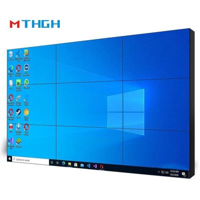 46 ιντσών 72% χρωματική εμβέλεια ADS Πίνακα LCD βίντεο οθόνη τοίχου με 3.5mm ραφές