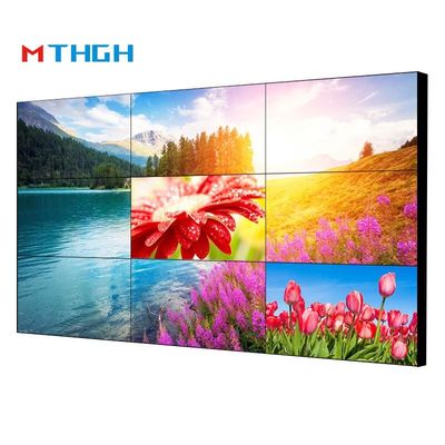 75 ιντσών υψηλής ανάλυσης LCD τοίχος βίντεο 72% χρωματική διάσταση οθόνης τοίχος