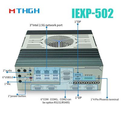 IEXP-502 Βιομηχανικός Μίνι PC με μίνι PCIe Expansion Slot Λειτουργικό Σύστημα Windows/Linux