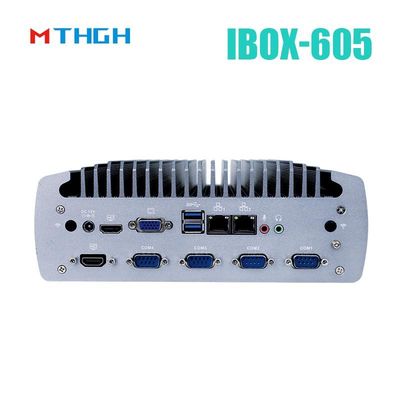 Intel Core I5-8500T Αλουμινίου Τάση Μίνι PC,Fanless Βιομηχανικός PC IBOX-605