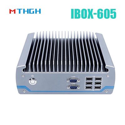 Intel Core I5-8500T Αλουμινίου Τάση Μίνι PC,Fanless Βιομηχανικός PC IBOX-605