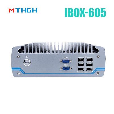 Intel Core I5-8500T Αλουμινίου Τάση Μίνι PC,Fanless Βιομηχανικός PC IBOX-605