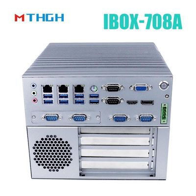 I3 6100T Quad Core Fanless Industrial Mini PC με 12V DC τροφοδοσία και 64G SSD