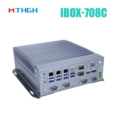 IBOX-708C Βιομηχανικός μίνι υπολογιστής Υποστήριξη HDMI/DP/VGA 6*COM 8*USB3.0