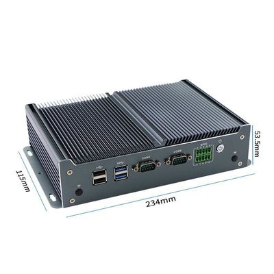 IBOX-1126 J1900 Βιομηχανικός μικρός υπολογιστής χωρίς ανεμιστήρα με 4 θύρες USB 2.0