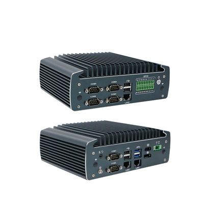 IBOX-1226 J6412 Βιομηχανικός Mini PC χωρίς ανεμιστήρα με 32GB RAM και 12V DC εισροή