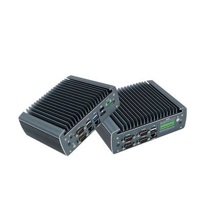 IBOX-1226 J6412 Βιομηχανικός Mini PC χωρίς ανεμιστήρα με 32GB RAM και 12V DC εισροή