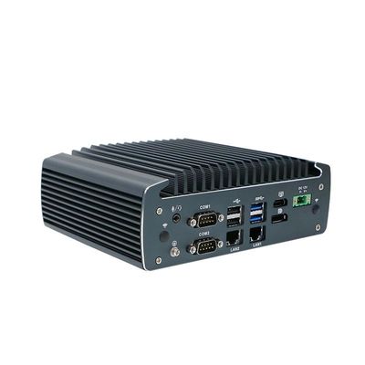 IBOX-1226 J6412 Βιομηχανικός Mini PC χωρίς ανεμιστήρα με 32GB RAM και 12V DC εισροή