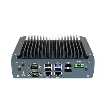 IBOX-1226 J6412 Βιομηχανικός Mini PC χωρίς ανεμιστήρα με 32GB RAM και 12V DC εισροή