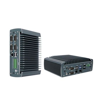 IBOX-1226 J6412 Βιομηχανικός Mini PC χωρίς ανεμιστήρα με 32GB RAM και 12V DC εισροή