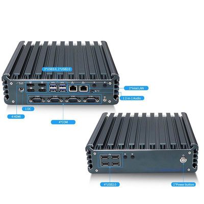 IBOX-3226 Quad Core Refresh Fanless Βιομηχανικός Μίνι PC CE CCC FCC Τάξη Α RoHS 2.64KG