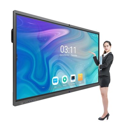 110 ιντσών Συνεδριακή αίθουσα διδασκαλίας All-In-One Touch Screen Whiteboard 350cd/M2 φωτεινότητα