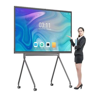 110 ιντσών Συνεδριακή αίθουσα διδασκαλίας All-In-One Touch Screen Whiteboard 350cd/M2 φωτεινότητα