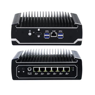 IBOX-501 N18 Χωρίς ανεμιστήρα Βιομηχανικός Μίνι PC Quad Core 32 GB Αποθήκευση με MSATA