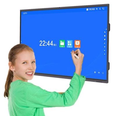 4K 65 ιντσών 16:9 Διαδραστικό LCD Whiteboard υπέρυθρο / χωρητικό άγγιγμα για έξυπνη εκπαίδευση