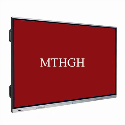 75 ιντσών Διαδραστική οθόνη αφής Whiteboard 4K Εμφάνιση φωτεινότητα ≥350cd/m2 Ανταπόκριση ≤8ms