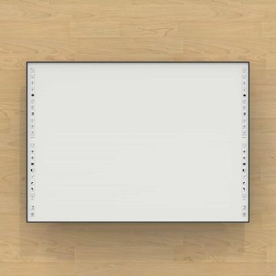 96 ίντσες Συγκινητικό Touch Διαδραστικό Whiteboard 3840X2160 Ανάλυση 180 σημεία/δευτερόλεπτο Ταχύτητα του δείκτη