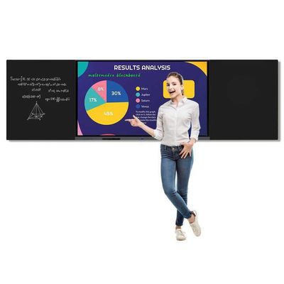 4K 86 ιντσών ψηφιακό έξυπνο whiteboard 16 9 αναλογία όψεων με I3/I5/I7/I9 επεξεργαστή