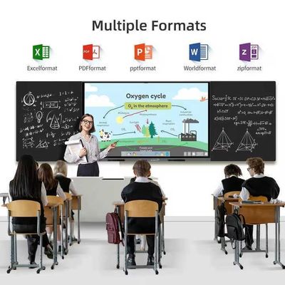 4GB RAM Smart Digital Blackboard με οθόνη 75 ιντσών και θύρες HDMI