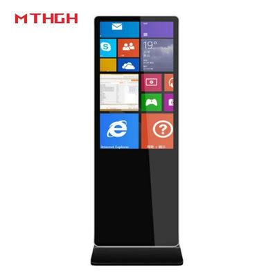43 ιντσών HD οθόνη ψηφιακής αφίσσας 8GB/16GB αποθήκευση για προμηθευτές OEM