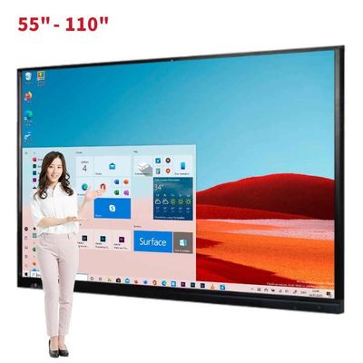 Διαδραστικό Whiteboard Συνεργατικό πίνακα παρουσίασης με οθόνη αφής με Dp Interface και υψηλή αντίθεση