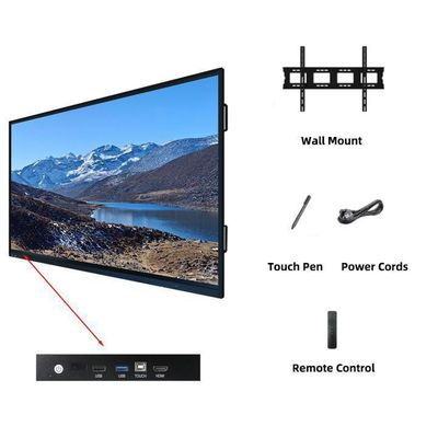 Διαδραστική Touch Whiteboard Ultimate Παρουσίαση με HDMI I / O και OPS PC I9 λύση συνδεσιμότητας