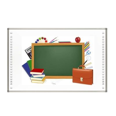 Υπερκόκκινη έξυπνη ψηφιακή σανίδα για την τάξη 10 σημεία 86 ιντσών μαύρη σανίδα για την τάξη