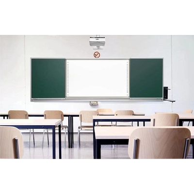 Υπερκόκκινη έξυπνη ψηφιακή σανίδα για την τάξη 10 σημεία 86 ιντσών μαύρη σανίδα για την τάξη