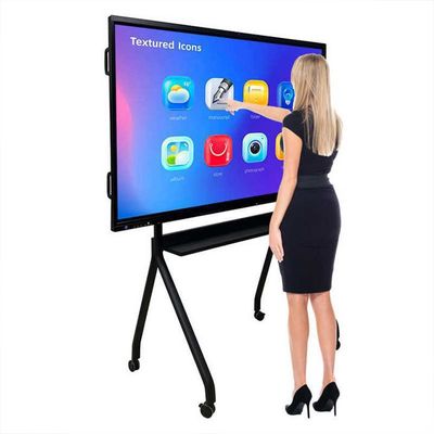 ROHS 65 ιντσών Touch Διδασκαλία Διαδραστική έξυπνη επιφάνεια με D-LED τύπου φώτος πίσω