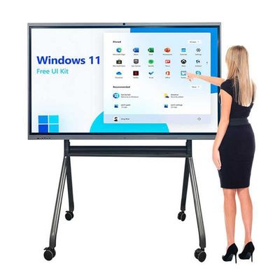 ROHS 65 ιντσών Touch Διδασκαλία Διαδραστική έξυπνη επιφάνεια με D-LED τύπου φώτος πίσω