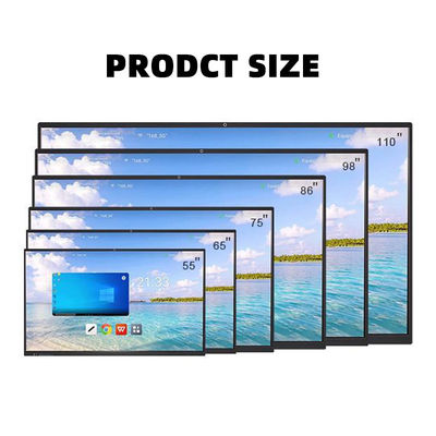 Διαδραστική οθόνη αφής αντι-αντίφλας Android 8+128G Win 10 11 40 Point Touch